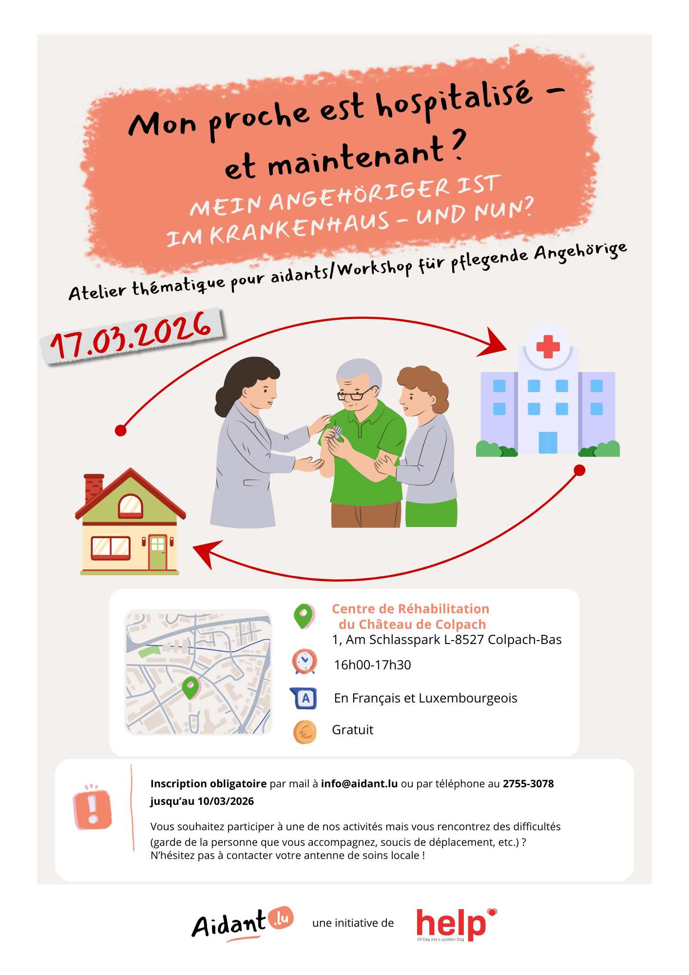 Workshop:&nbsp;Mein Angeh&ouml;riger ist im Krankenhaus &ndash; und nun?&nbsp;&nbsp;